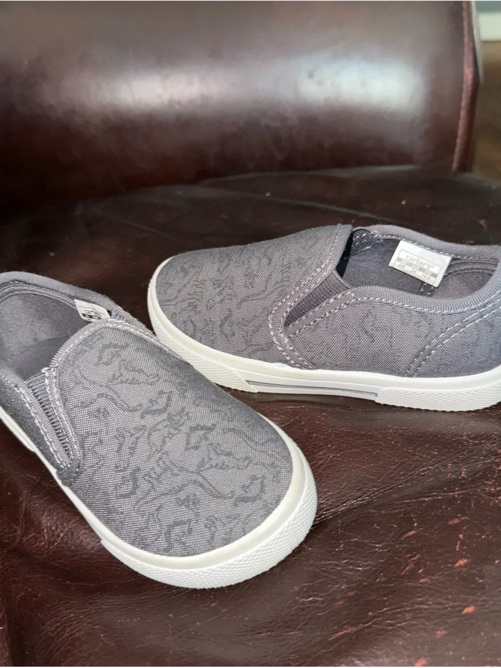 Carter's Kids Gray Slip-On Sneakers